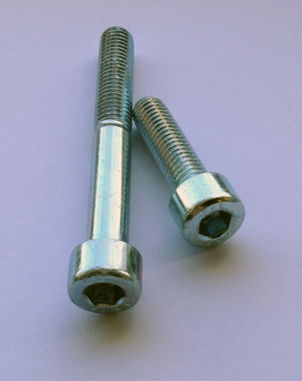 Zylinderschrauben M8 mit Innensechskant, DIN 912 verzinkt 8.8
