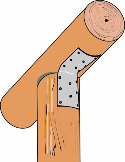 Simpson Strong-Tie Brackets round wood