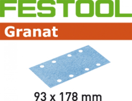 Festool StickFix Sanding sheets STF 93x178 - Granat