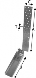 Simpson Strong-Tie Angle brackets HD2P 2-teilig