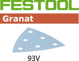 Festool StickFix Sanding sheets STF 93V/6 - Granat