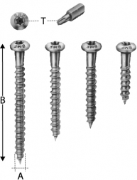 Simpson Strong-Tie CSA Screws for steel sheet - wood connections