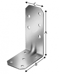 Simpson Strong-Tie Angle Bracket AA60280 - Packung (50 Stck)