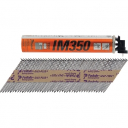 Paslode Impulse Packs Streifennge IM90 34 2,8 x 63 mm, blank (gerillt) + 3 x Gas